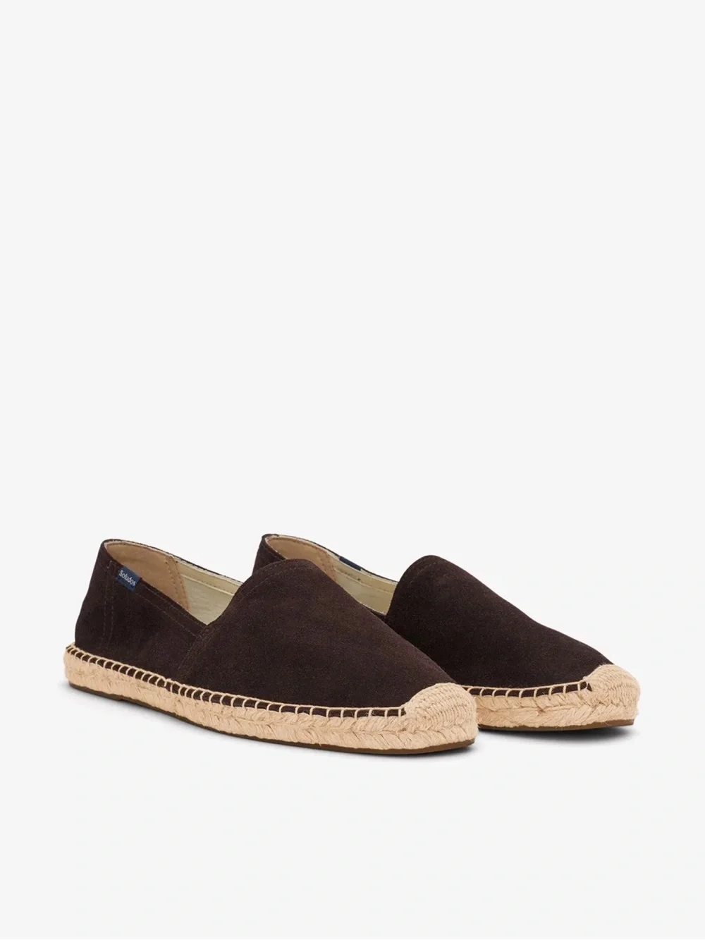 Soludos The Original Espadrille Tronco Brown Suede Mens